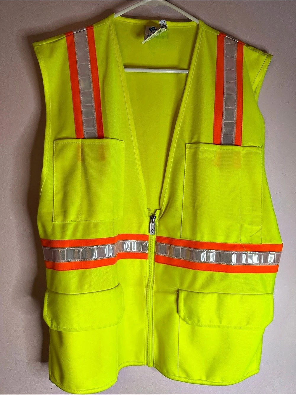Reflective Safety Vest in Yellow Size Medium